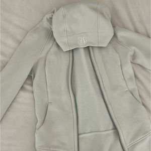 Lululemon full zip scuba - Bone - size two